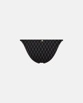 Bikiniunderdel "Tanga" | Polyamid | Sort -Hype the Detail