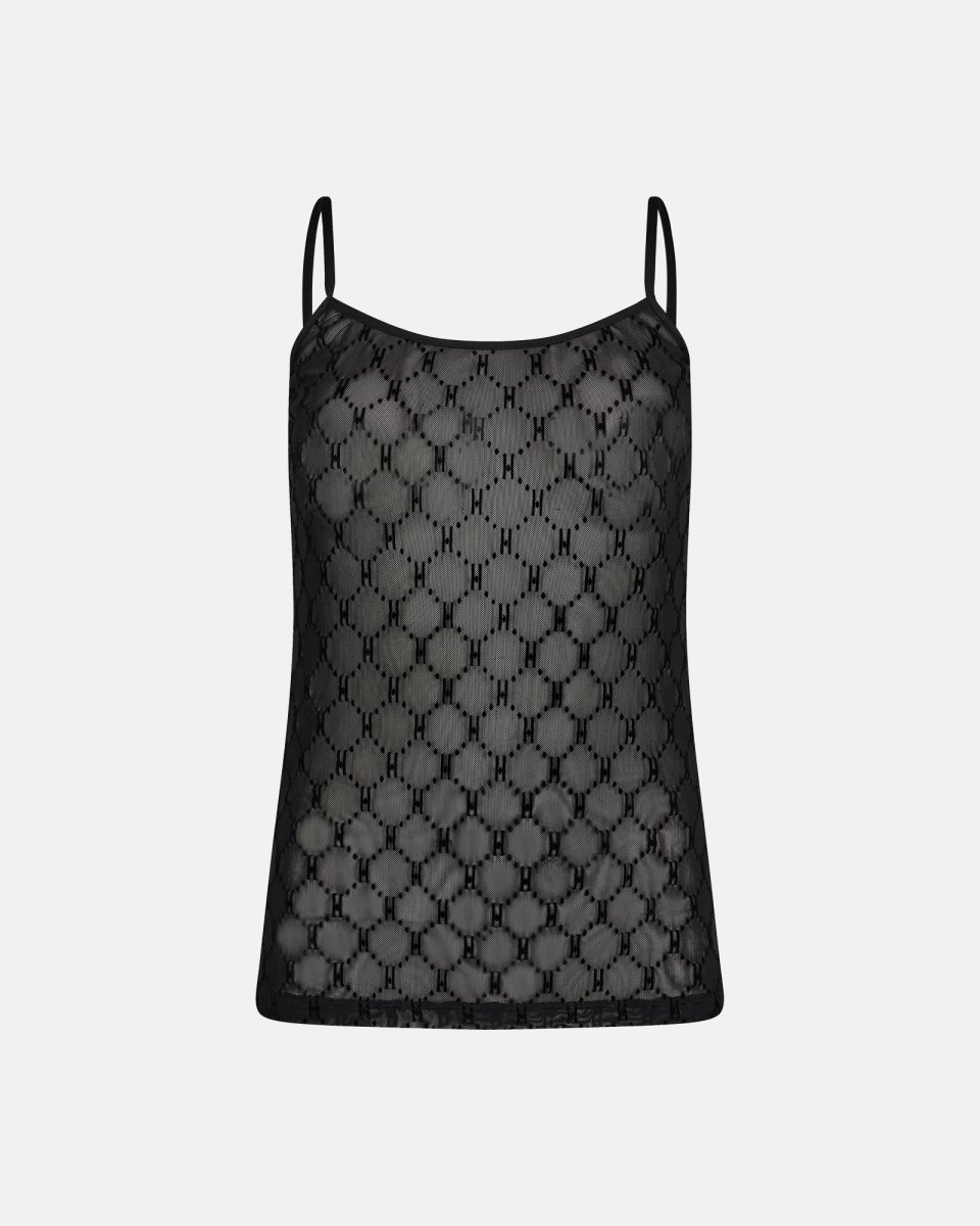 Hype the Detail Stroptop "Mesh" | Polyamid | Sort - S
