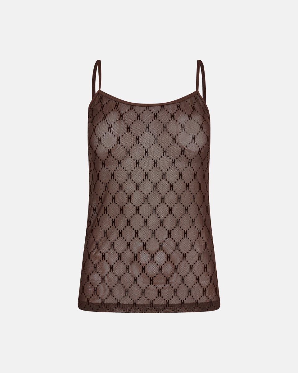 Hype the Detail Stroptop "Mesh"| Polyamid | Brun - XS