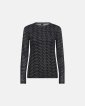 Bluse "Mesh" | Polyester | Sort - Hype the Detail