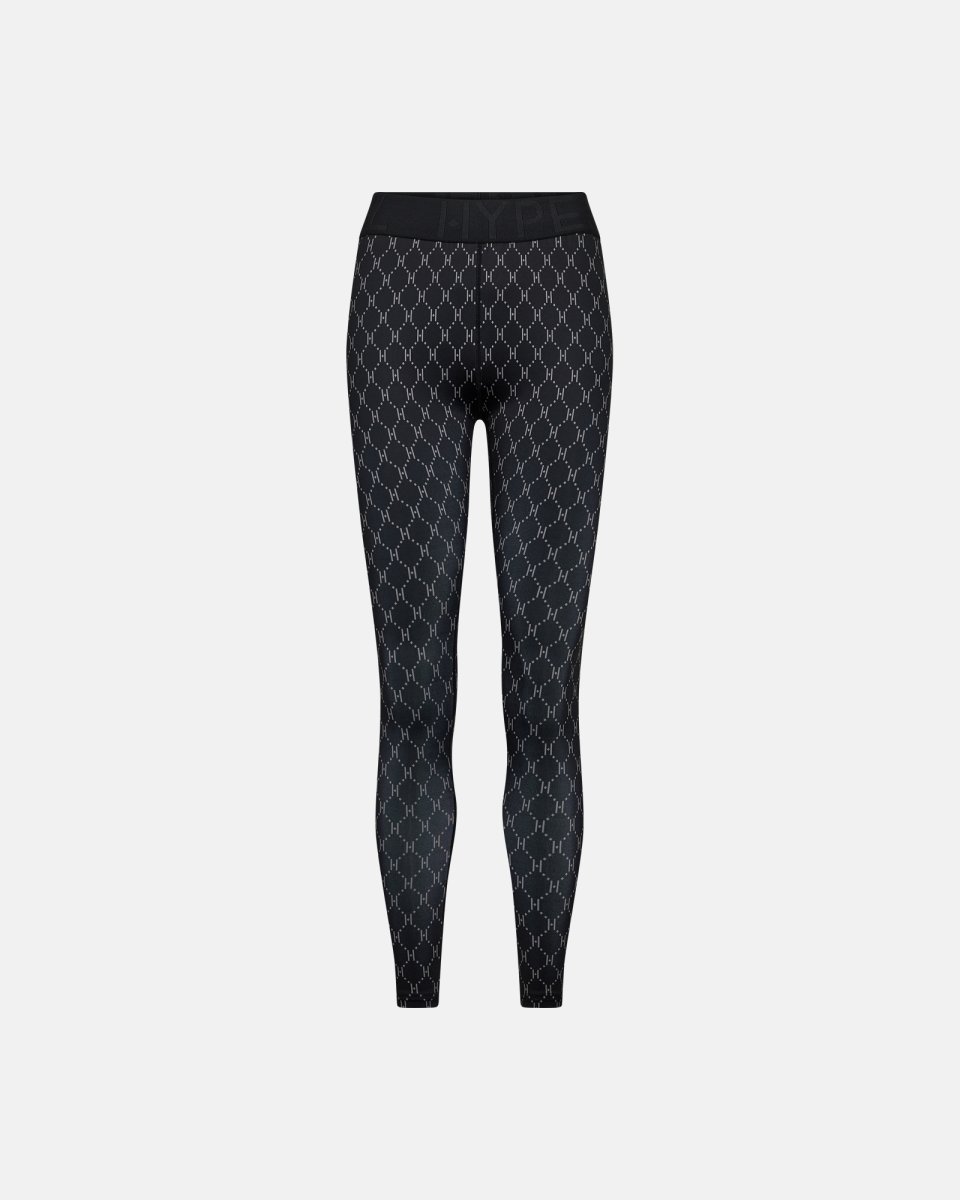 Hype the Detail Leggings "Logo" | Polyester | Sort - S