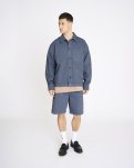 Overshirt 'armstrong' | 100% Bomuld | Blå -Resteröds