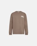 Langærmet t-shirt | 100% bomuld | Brun -Resteröds