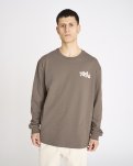Langærmet t-shirt | 100% bomuld | Brun -Resteröds