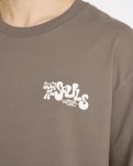Langærmet t-shirt | 100% bomuld | Brun -Resteröds