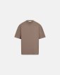 T-shirt "dev" | 100% bomuld | Brun - Resteröds