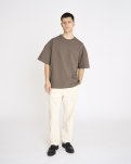T-shirt "dev" | 100% bomuld | Brun -Resteröds