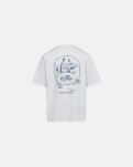 T-shirt m. print "tas" | 100% bomuld | Hvid -Resteröds