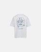 T-shirt m. print "tas" | 100% bomuld | Hvid - Resteröds