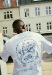 T-shirt m. print "tas" | 100% bomuld | Hvid -Resteröds