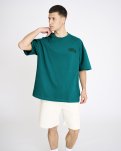 Tshirt m. print "tas" | 100% bomuld | Grøn -Resteröds