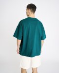 Tshirt m. print "tas" | 100% bomuld | Grøn -Resteröds