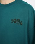 Tshirt m. print "tas" | 100% bomuld | Grøn -Resteröds