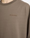 T-shirt m. print "tas" | 100% bomuld | Brun -Resteröds