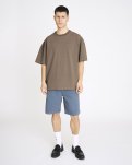 T-shirt m. print "tas" | 100% bomuld | Brun -Resteröds