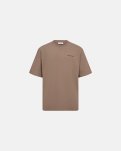 T-shirt m. print "tas" | 100% bomuld | Brun -Resteröds