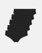 Tai 5-pak | GOTS bomuld | Sort - JBS of Denmark Women