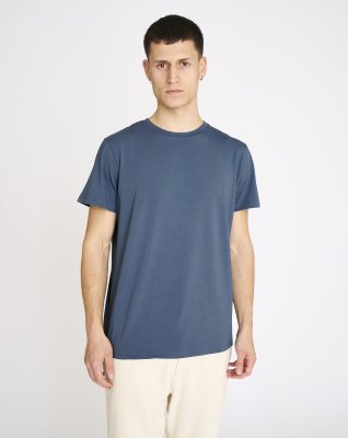T-shirt, Bambusviskose, Blå