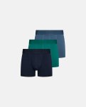 Tights "Gunnar" 3-pak | Bambusviskose | Blå/Grøn/Lysblå -Resteröds