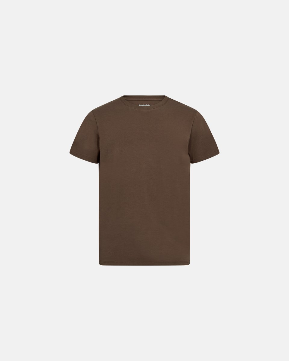 Resteröds T-shirt | Bambusviskose | Brun - M