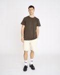 T-shirt 'o-neck' | Bambusviskose | Brun -Resteröds