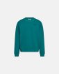 Sweatshirt crewneck "drake" | 100% bomuld | Grøn m. print - Resteröds