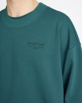 Sweatshirt crewneck "drake" | 100% bomuld | Grøn m. print -Resteröds