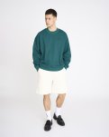 Sweatshirt crewneck "drake" | 100% bomuld | Grøn m. print -Resteröds