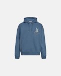 Hoodie m. backprint "jay" | 100% bomuld | Blå -Resteröds