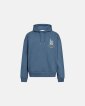 Hoodie m. backprint "jay" | 100% bomuld | Blå - Resteröds