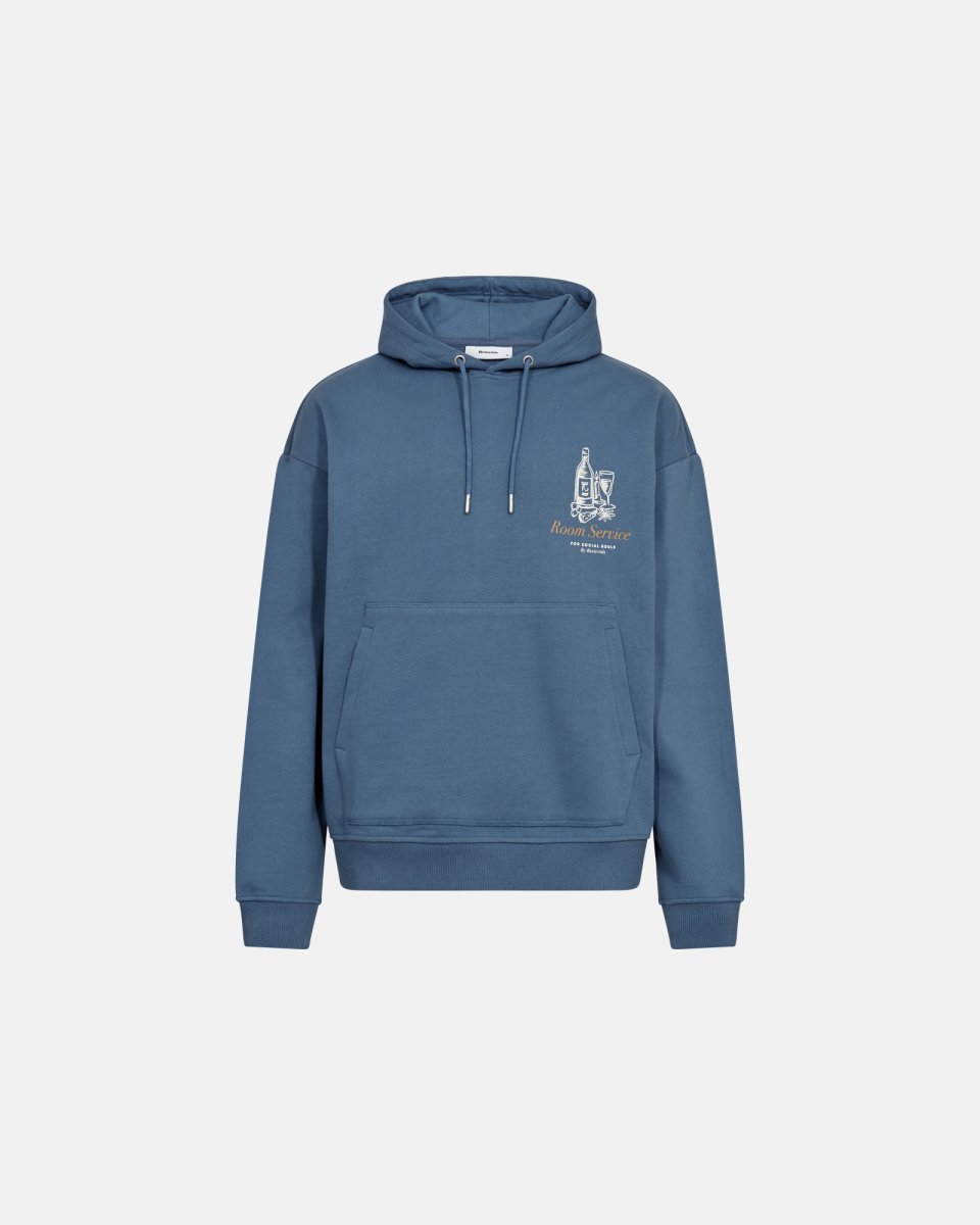 Resteröds Jay hoodie | 100% bomuld | Blå - M