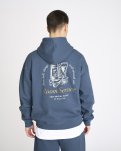 Hoodie m. backprint "jay" | 100% bomuld | Blå -Resteröds