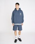 Hoodie m. backprint "jay" | 100% bomuld | Blå -Resteröds