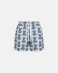 Badeshorts "willy" | 100% polyester | Blå m. mønster - Resteröds