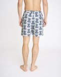 Badeshorts "willy" | 100% polyester | Blå m. mønster -Resteröds