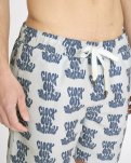 Badeshorts "willy" | 100% polyester | Blå m. mønster -Resteröds