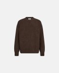 Nille pullover, Bomuld, Brun