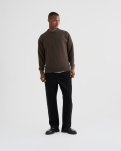 Pullover "nille" | Bomuld | Brun -Resteröds