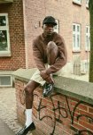 Pullover "nille" | Bomuld | Brun -Resteröds
