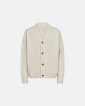 Cardigan "chen" | Bomuld | Off white - Resteröds