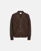 Cardigan "chen" | Bomuld | Brun - Resteröds