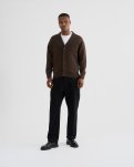 Cardigan "chen" | Bomuld | Brun -Resteröds