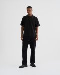 Polo t-shirt "jim" | Bomuld | Sort -Resteröds