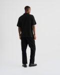 Polo t-shirt "jim" | Bomuld | Sort -Resteröds