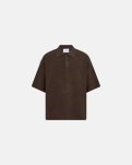Polo t-shirt "jim" | Bomuld | Brun -Resteröds
