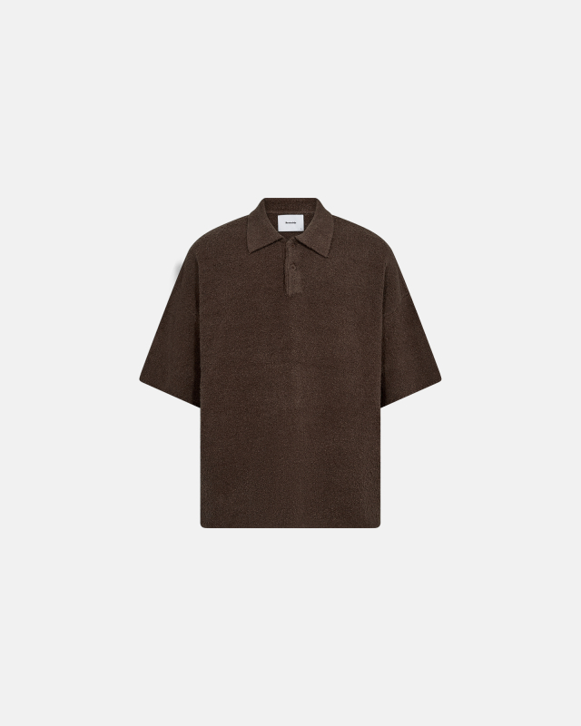Polo t-shirt ´jim´ | Bomuld | Brun
