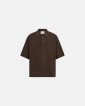 Polo t-shirt "jim" | Bomuld | Brun - Resteröds