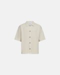 Kortærmet skjorte "george" | Bomuld | Off white -Resteröds