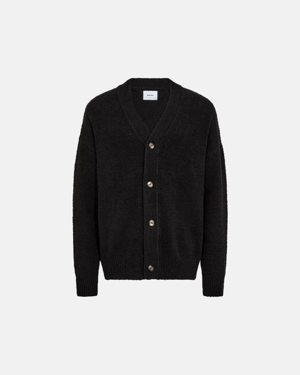 Resteröds Chen cardigan | Bomuld | Sort - S