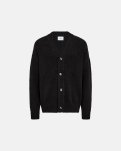 Cardigan "chen" | Bomuld | Sort -Resteröds